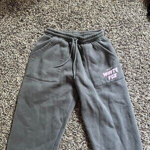 White Fox Sweatpants